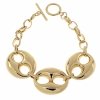 BRACELET GOLD CELEBRITY STAINLESS STEEL